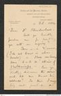 Nachlass Franz Steindachner, Brief von Alexander Goodman More an Franz Steindachner (04.02.1884), Inv.Nr. 349.08, Seite 1